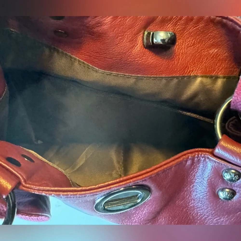 Nice Maroon Burgundy Backpack / Shoulder Bag Hobo Women’s Purse MINTY